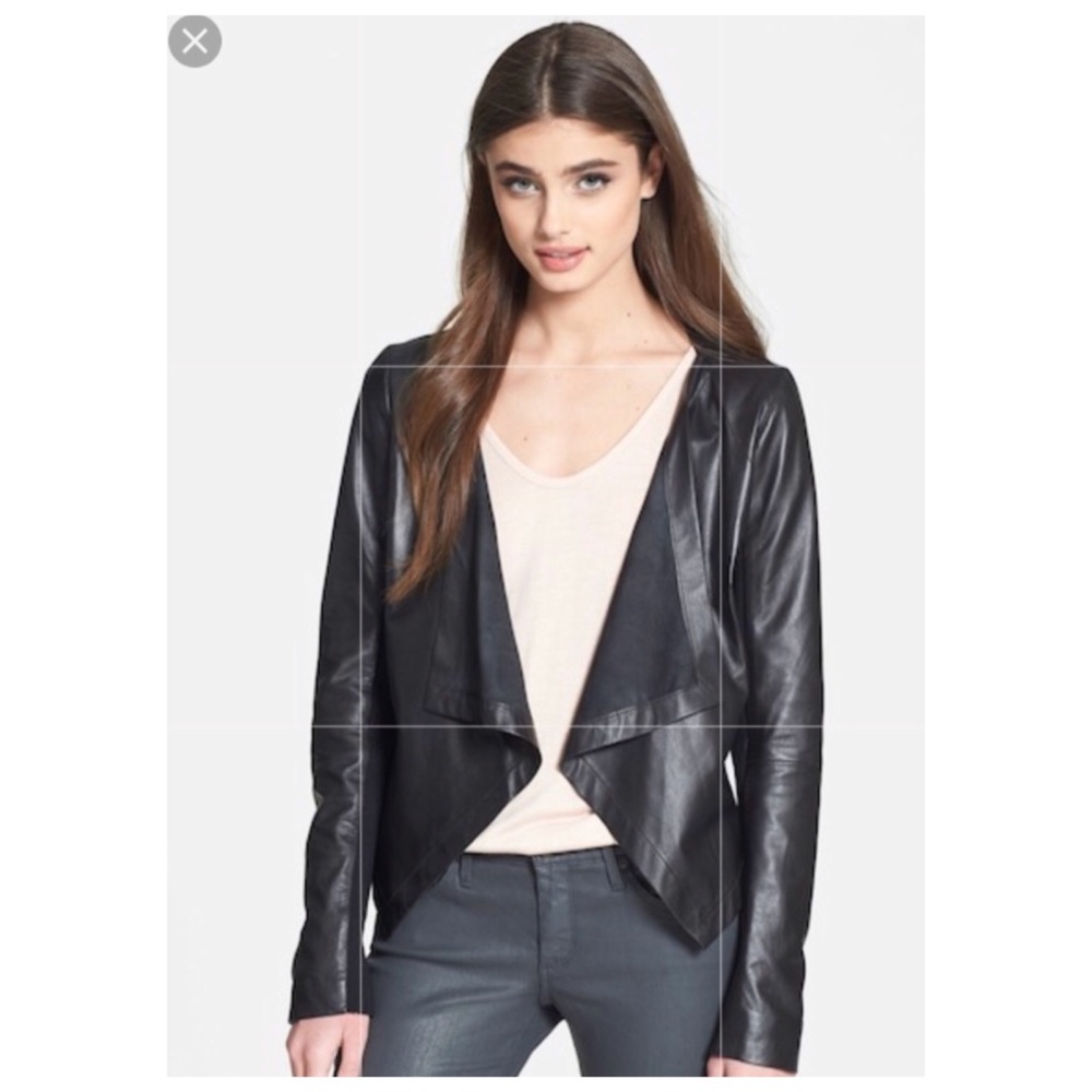 Trouve Black Leather Jacket